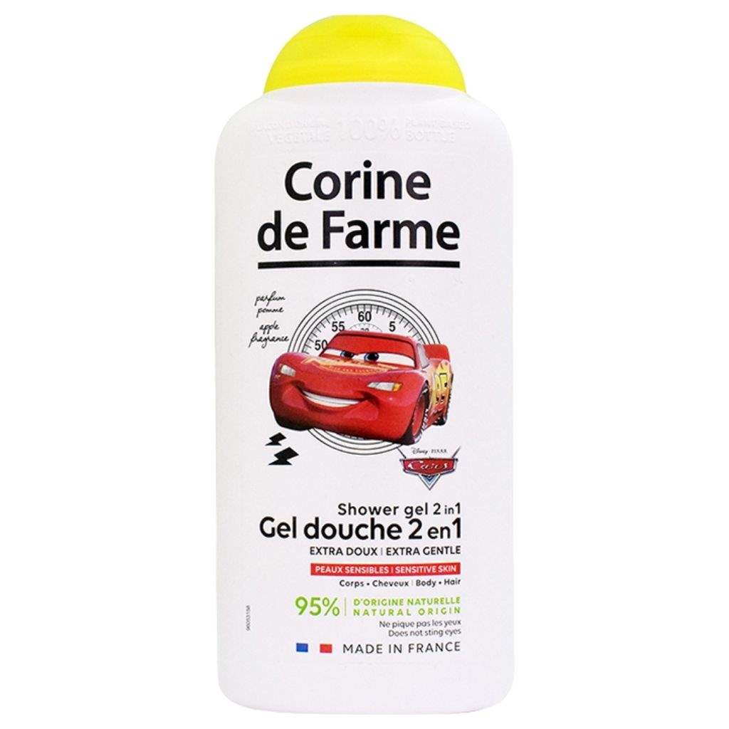 Corine de Farme 2 In 1 Hair & Body Shower Gel, Cars 300ml
