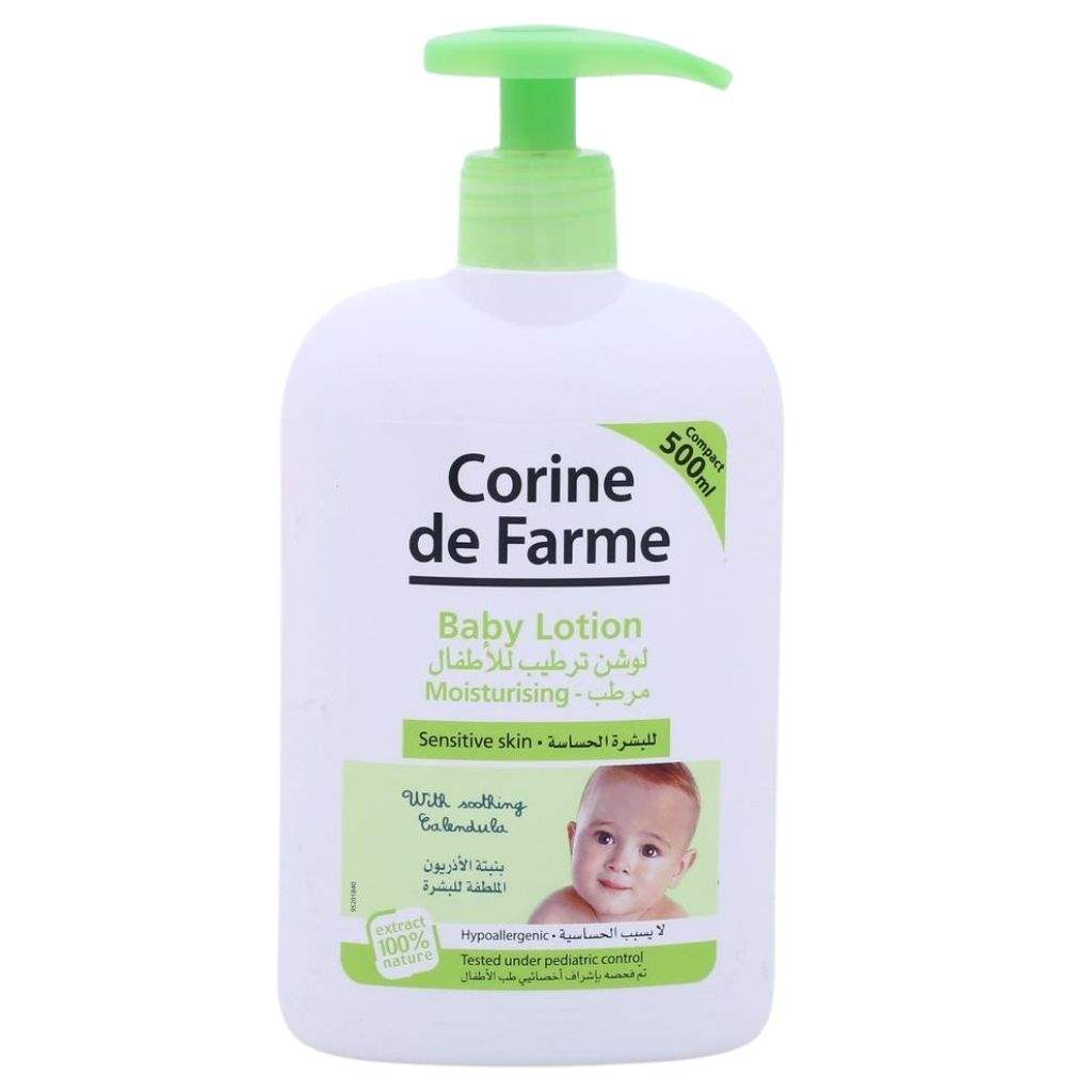 Corine de Farme Moisturising Baby Lotion With Soothing Calendula 500ml