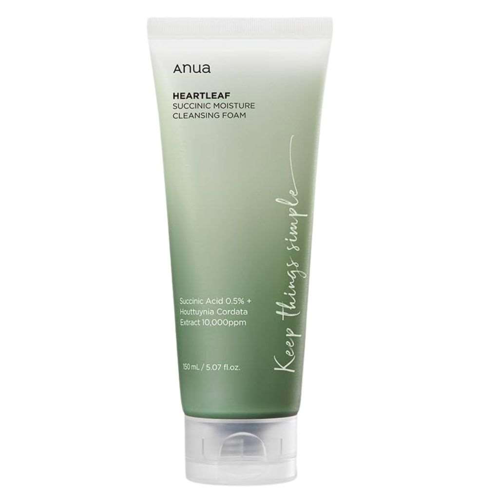 Anua Heart Succinic Moisture Cleansing Foam 150ml
