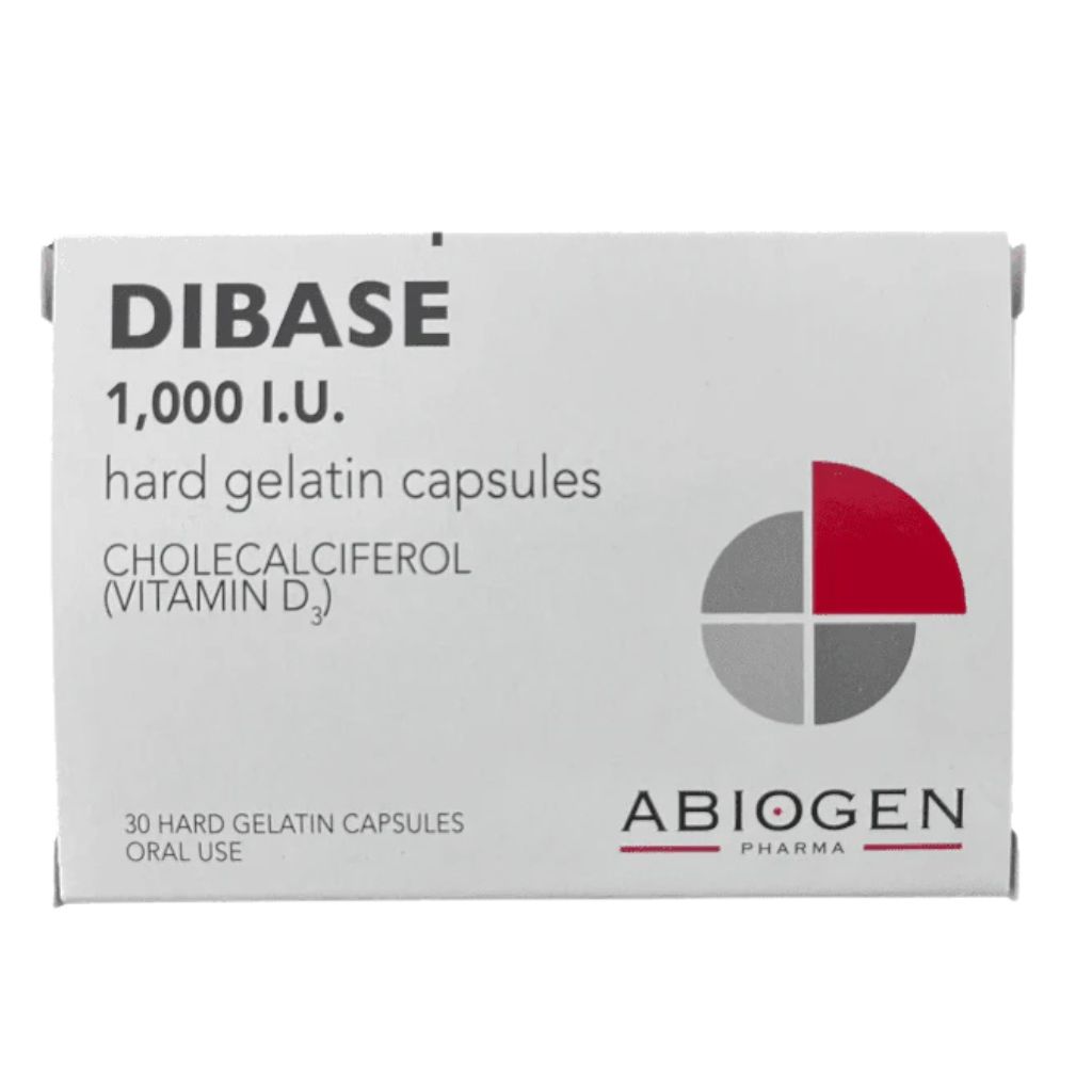 Dibase 1000 IU Vitamin D Supplement Capsule, Pack of 30's