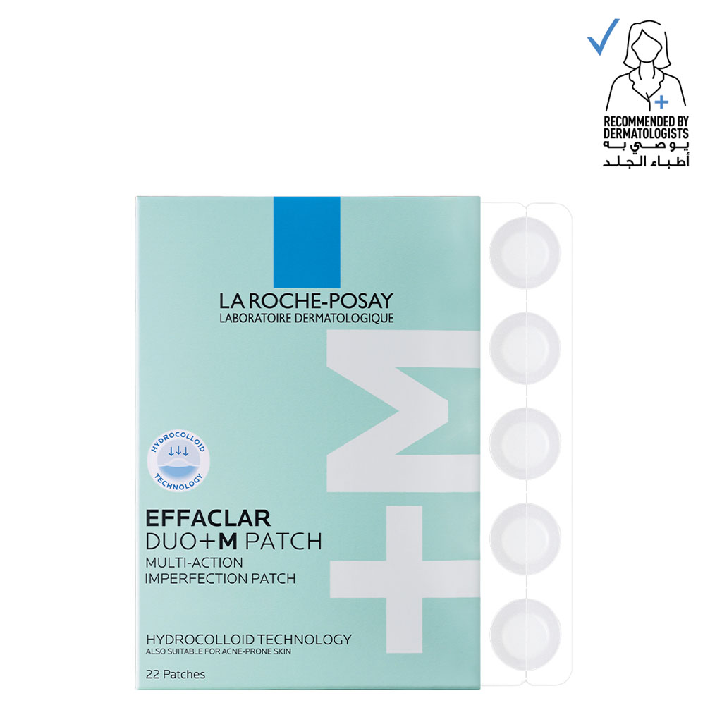 La Roche-Posay Effaclar Duo+M Patch, Multiaction Imperfection Spot Patch For Blemish, Pack of 22's