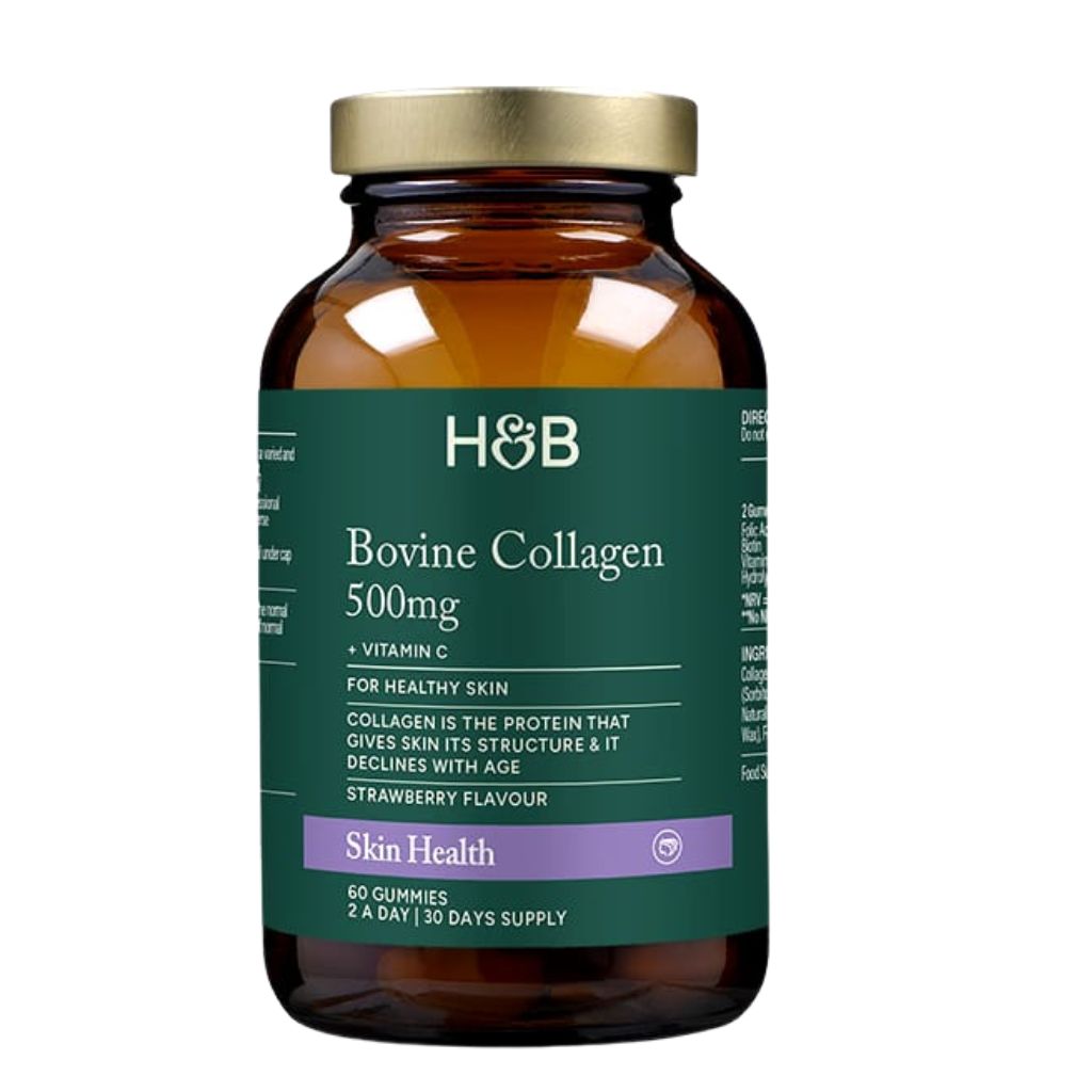 H&B Bovine Collagen 500mg Strawberry Gummies 60S