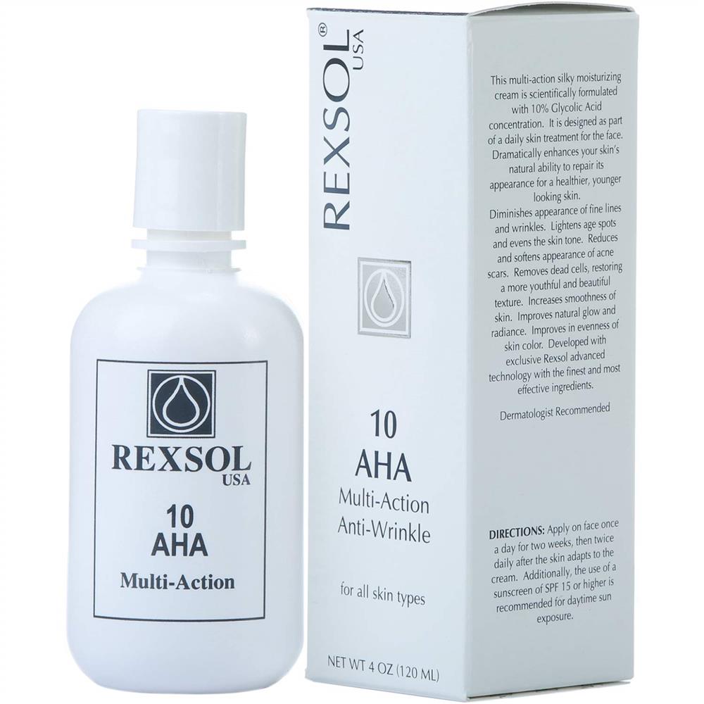 Back Image for Rexsol 10 AHA Multi-Action Anti-Wrinkle Cream 120ml