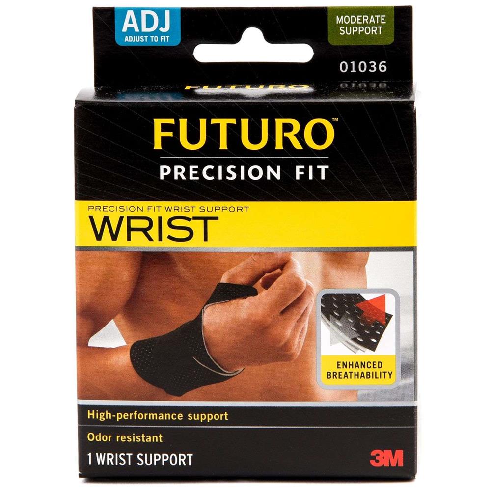 Back Image for 3M Futuro Precision Fit Wrist Support Adjustable Black