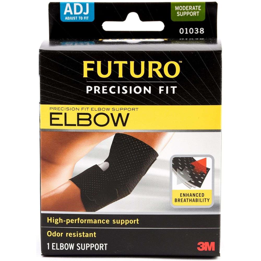 Back Image for 3M Futuro Precision Fit Elbow Support Adjustable Black