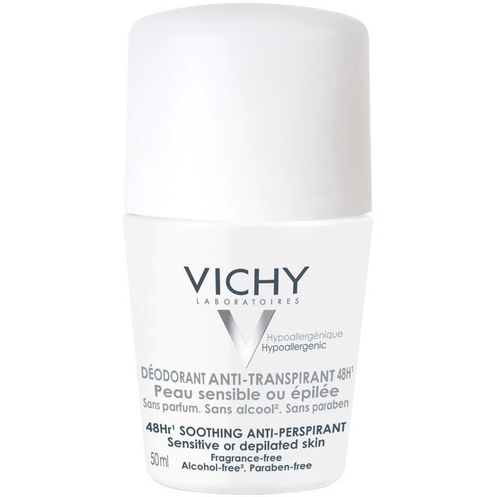 Vichy 48 Hours Anti Perspirant Deodorant For Sensitive Skin 50ml