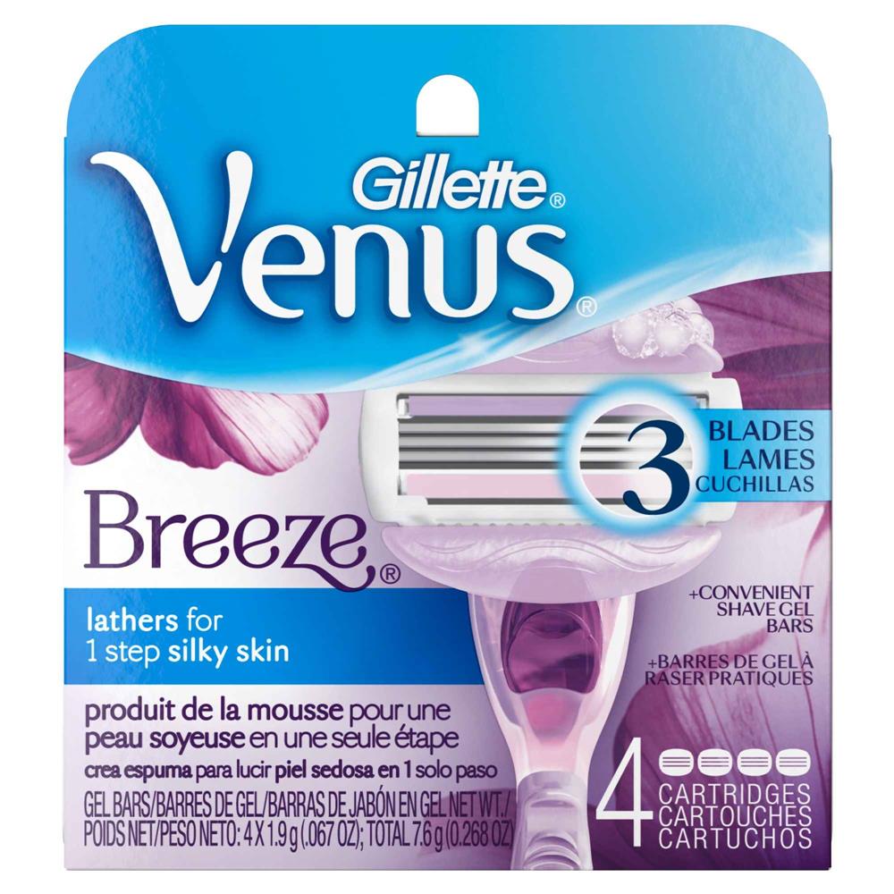 Back Image for Gillette Venus Spa Breeze Blade 4's