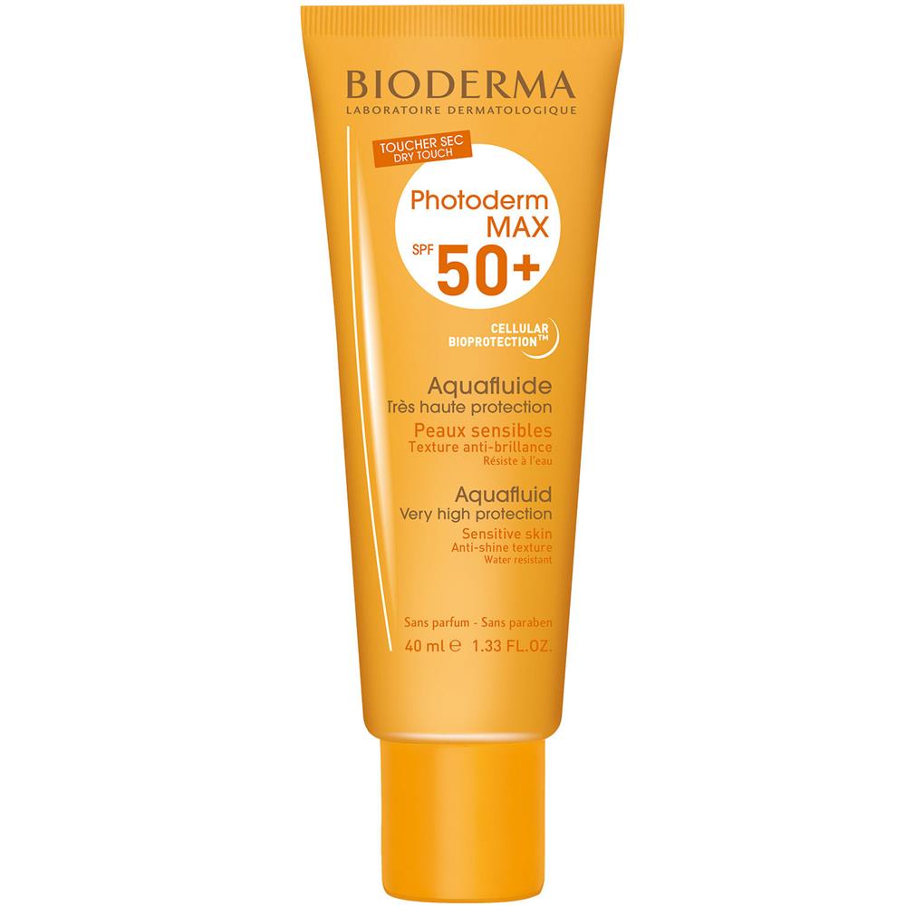 Back Image for Bioderma Photoderm Max SPF50+ Aquafluid Natural 40ml