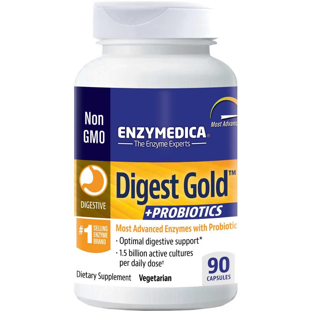 Back Image for Enzymedica Digestgold + Probiotics Capsules 90's