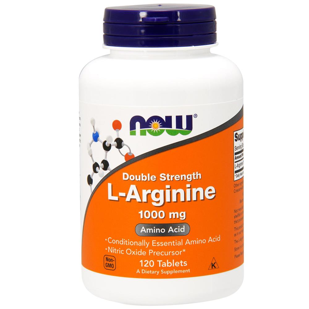 Back Image for Now L- Arginine 1000 mg Tablets 120's