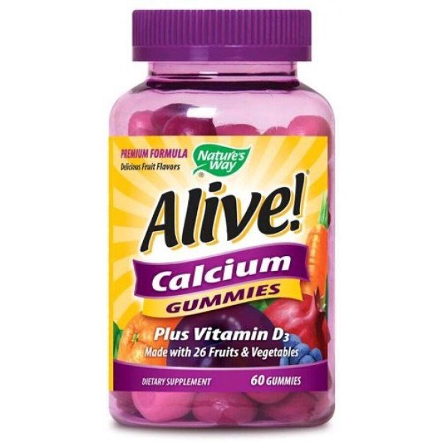 Back Image for Nature's Way Alive Calcium+D3 Gummies 60's