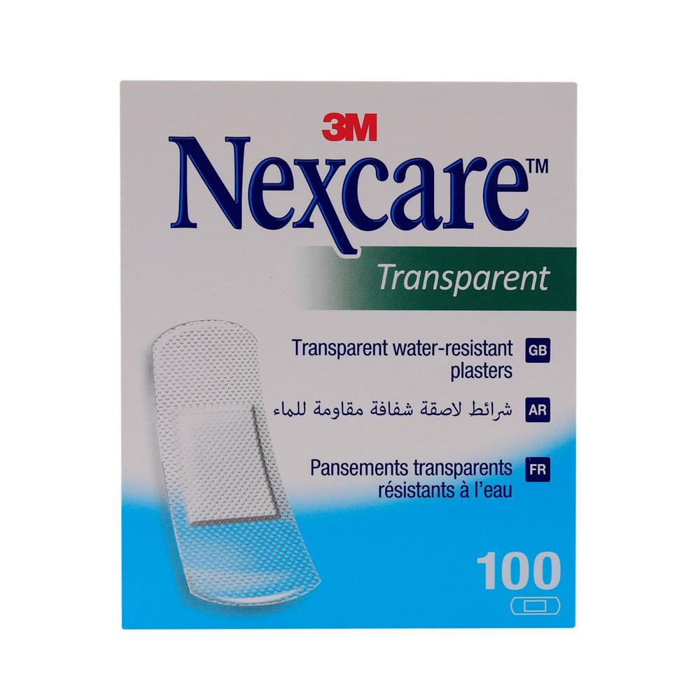 Back Image for 3M Nexcare Transparent Bandages 100's