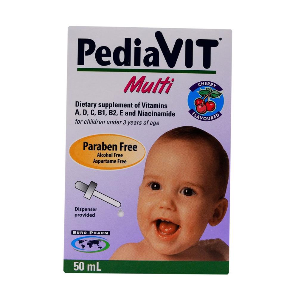 Back Image for Pediavit Multi Vitamin Oral Solution 50ml