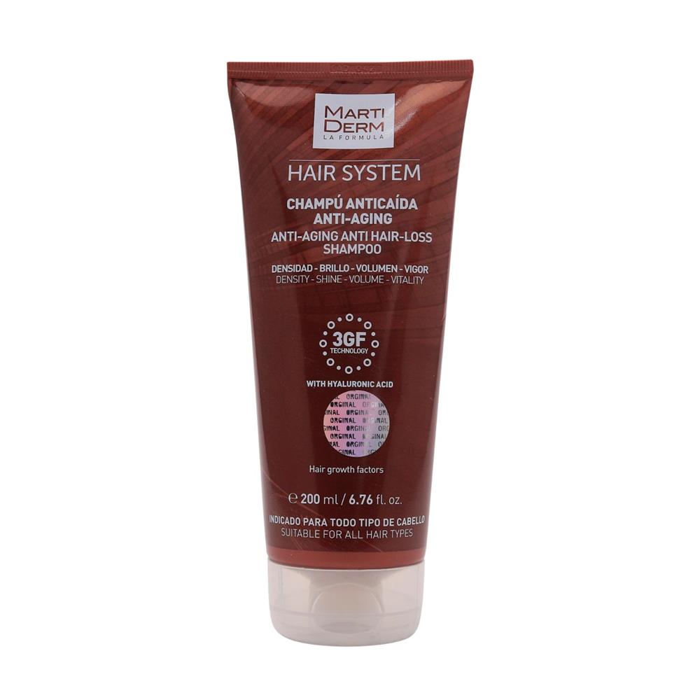 Back Image for Martiderm Hair System 3GF Anti-Aging Anti-Hair Loss Shampoo 200ml
