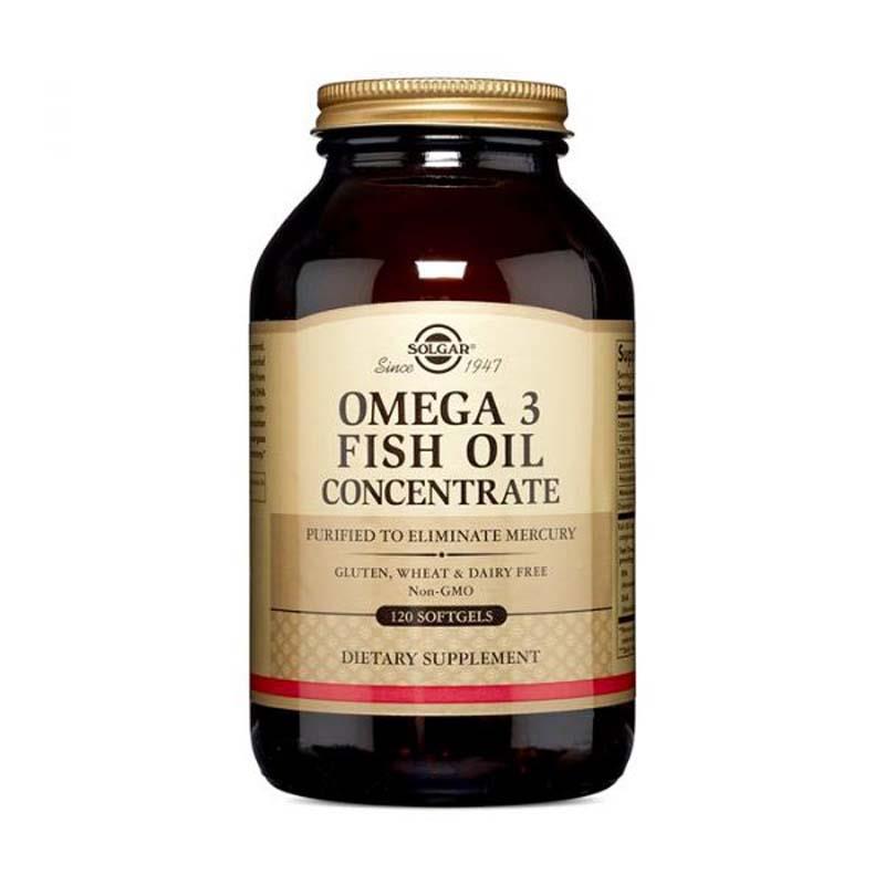 Back Image for Solgar Omega 3 Fish Oil Concentrate Softgels 120's