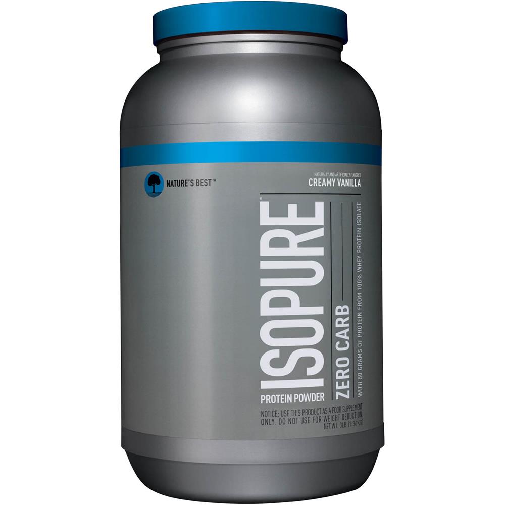 Back Image for Isopure Zero Carb Protein Powder 100% Whey Vanilla 1.36kg