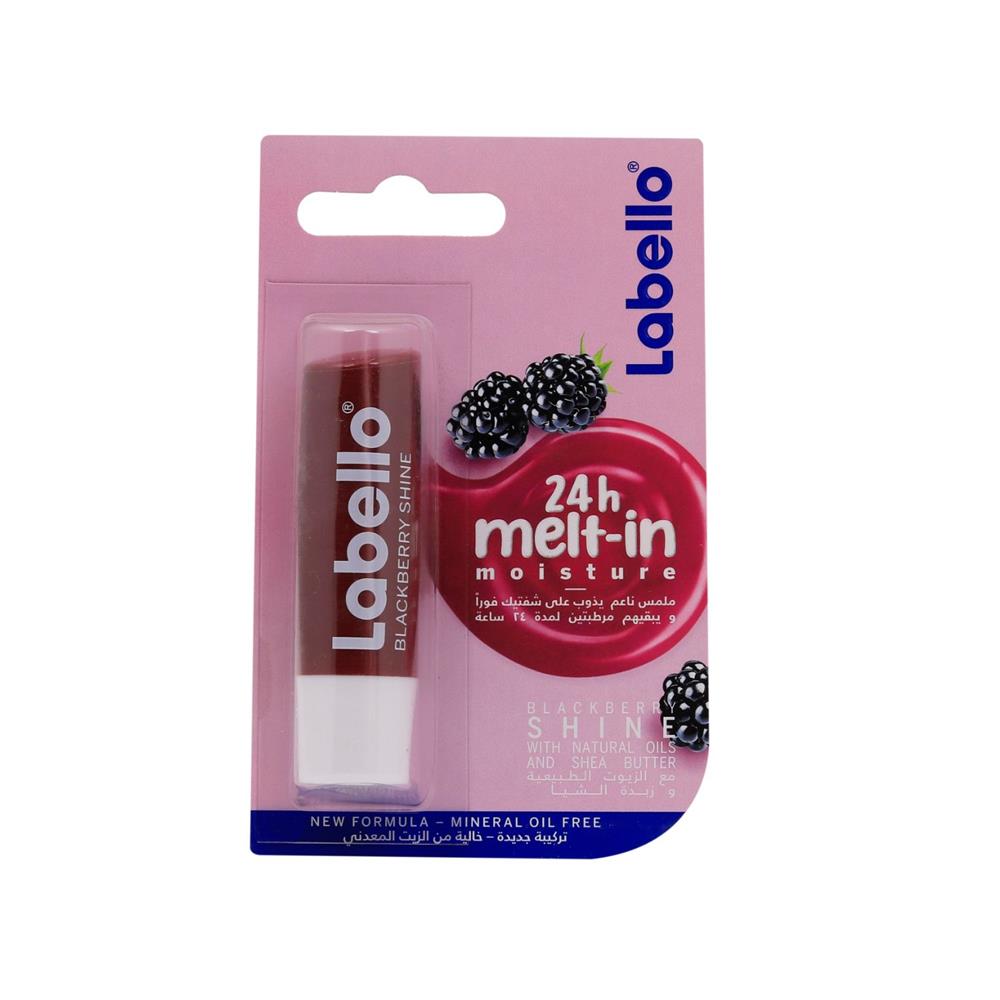 Back Image for Labello Caring Lip Balm Blackberry Shine 4.8g