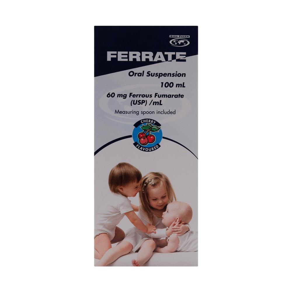 Ferrate Oral Suspension 60mg Ferrous Fumarate 100ml