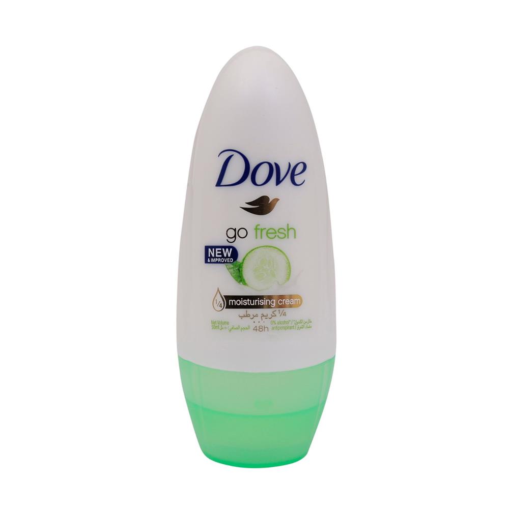 Back Image for Dove Go Fresh Cucumber Roll-On Anti-Perspirant Deodorant 50ml