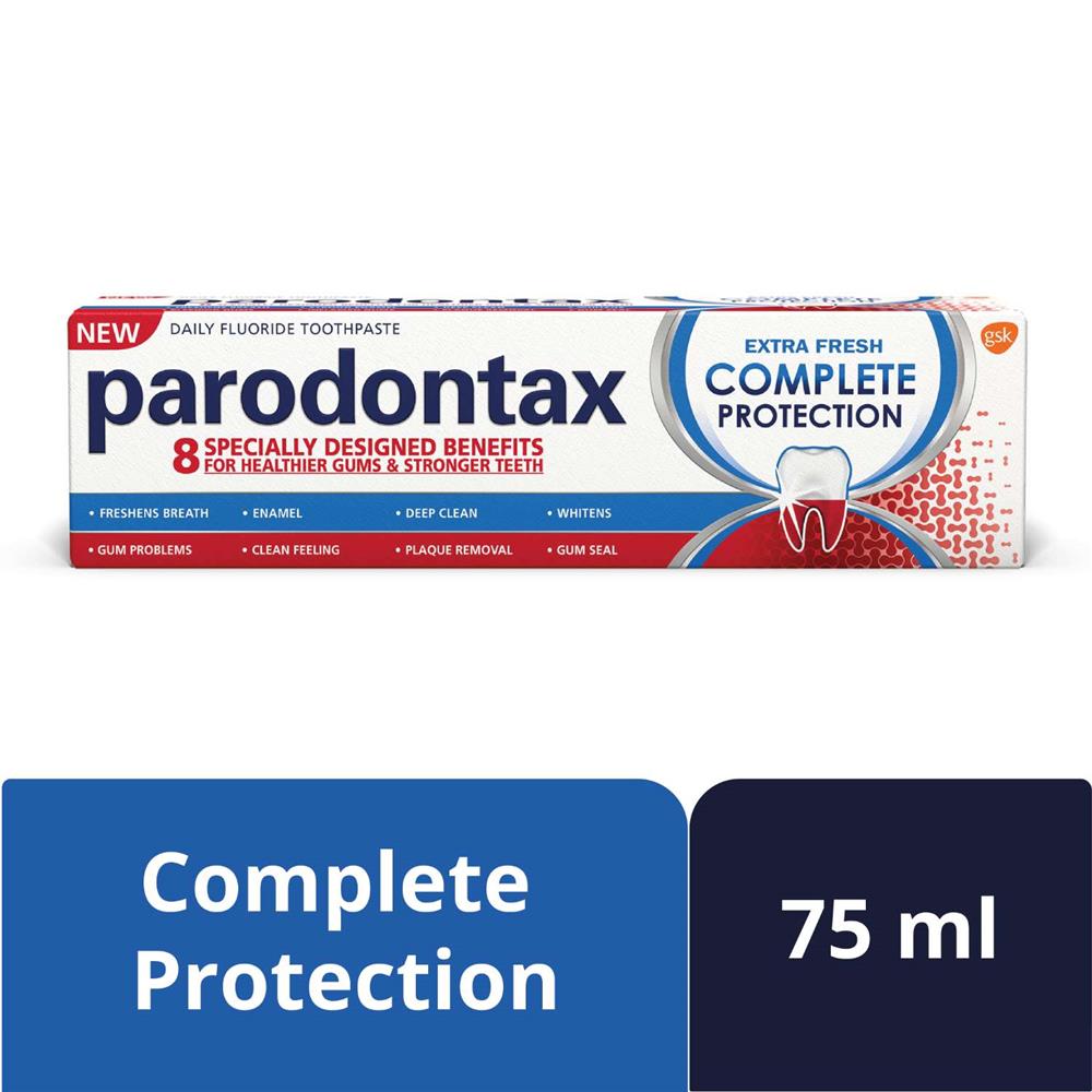 Back Image for Parodontax Complete Protection Extra Fresh For Bleeding Gums 75ml