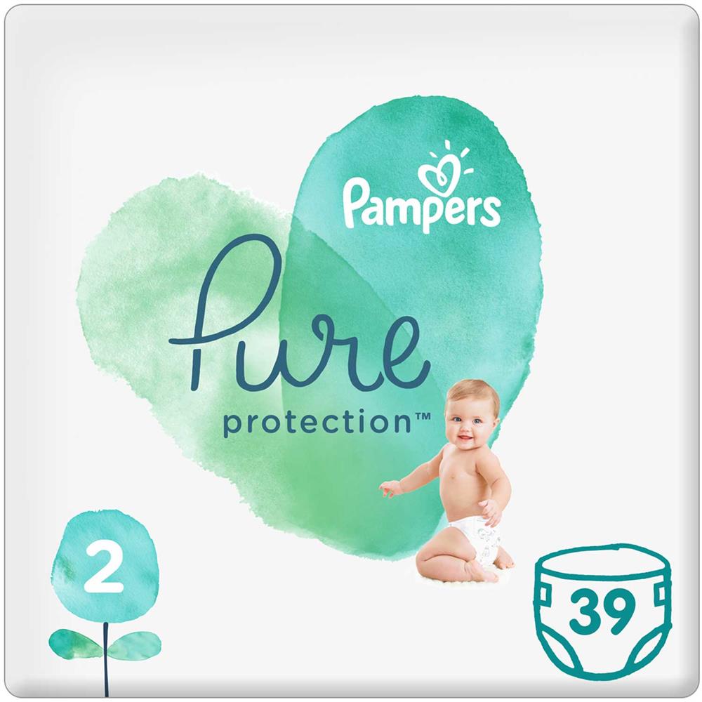 Back Image for Pampers Pure Protection Diapers Size 2 4-8kg 39's
