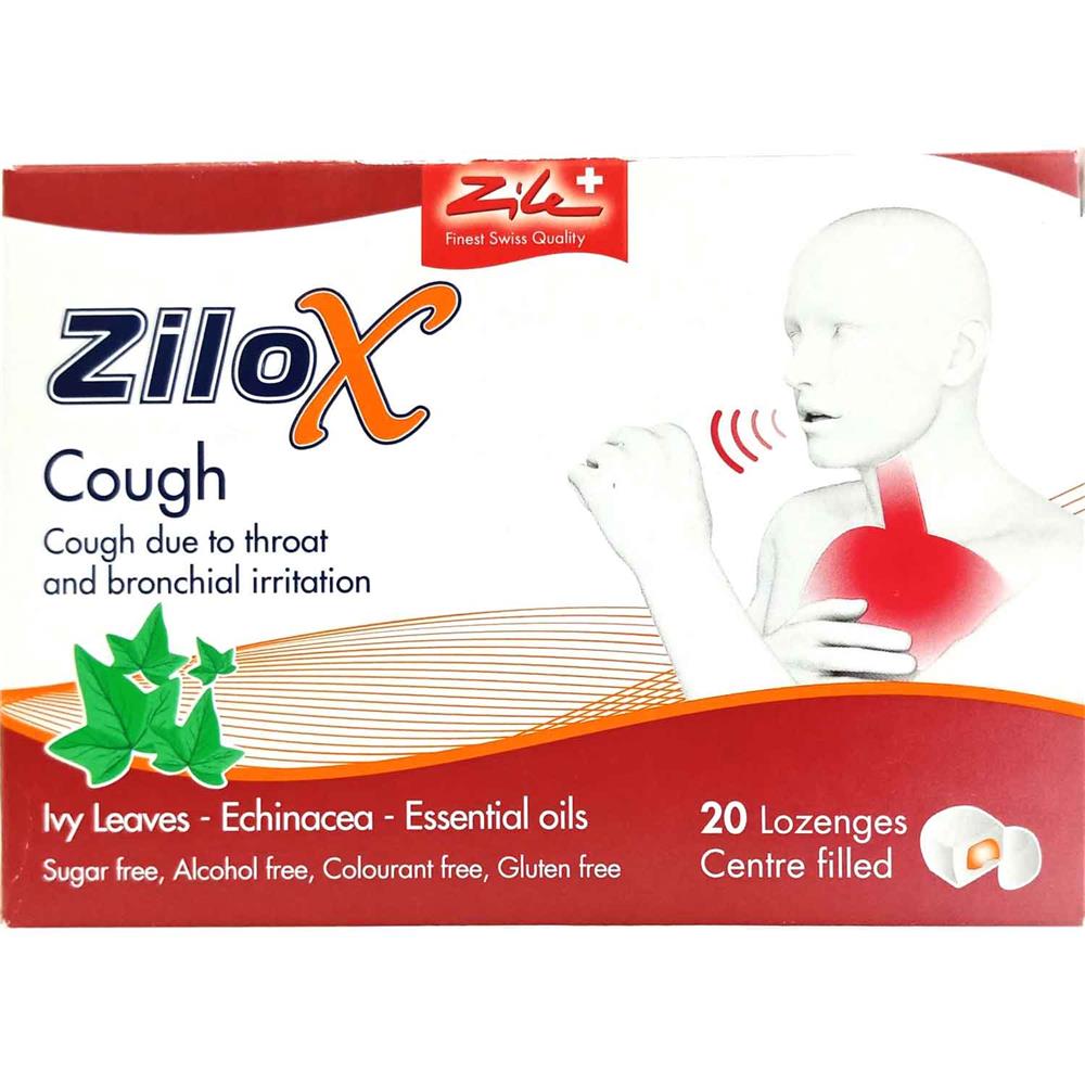 Back Image for Zilox Cough Lozenges 20's