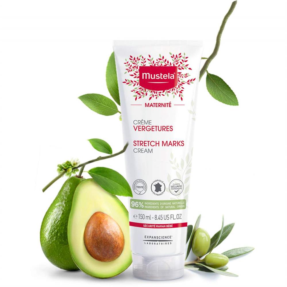 Back Image for Mustela Stretch Marks Cream 3 in 1 150ml