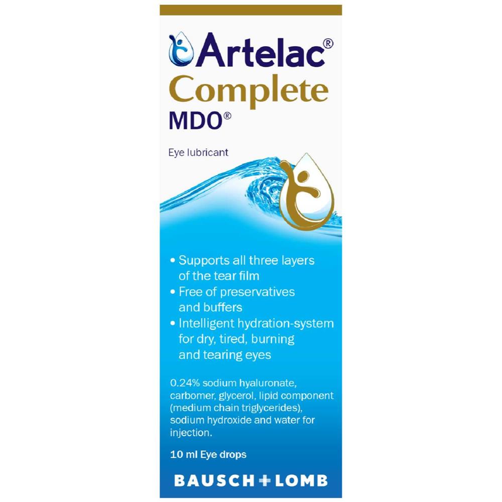 Back Image for Artelac Complete Mdo-Eye Lubricant 10ml