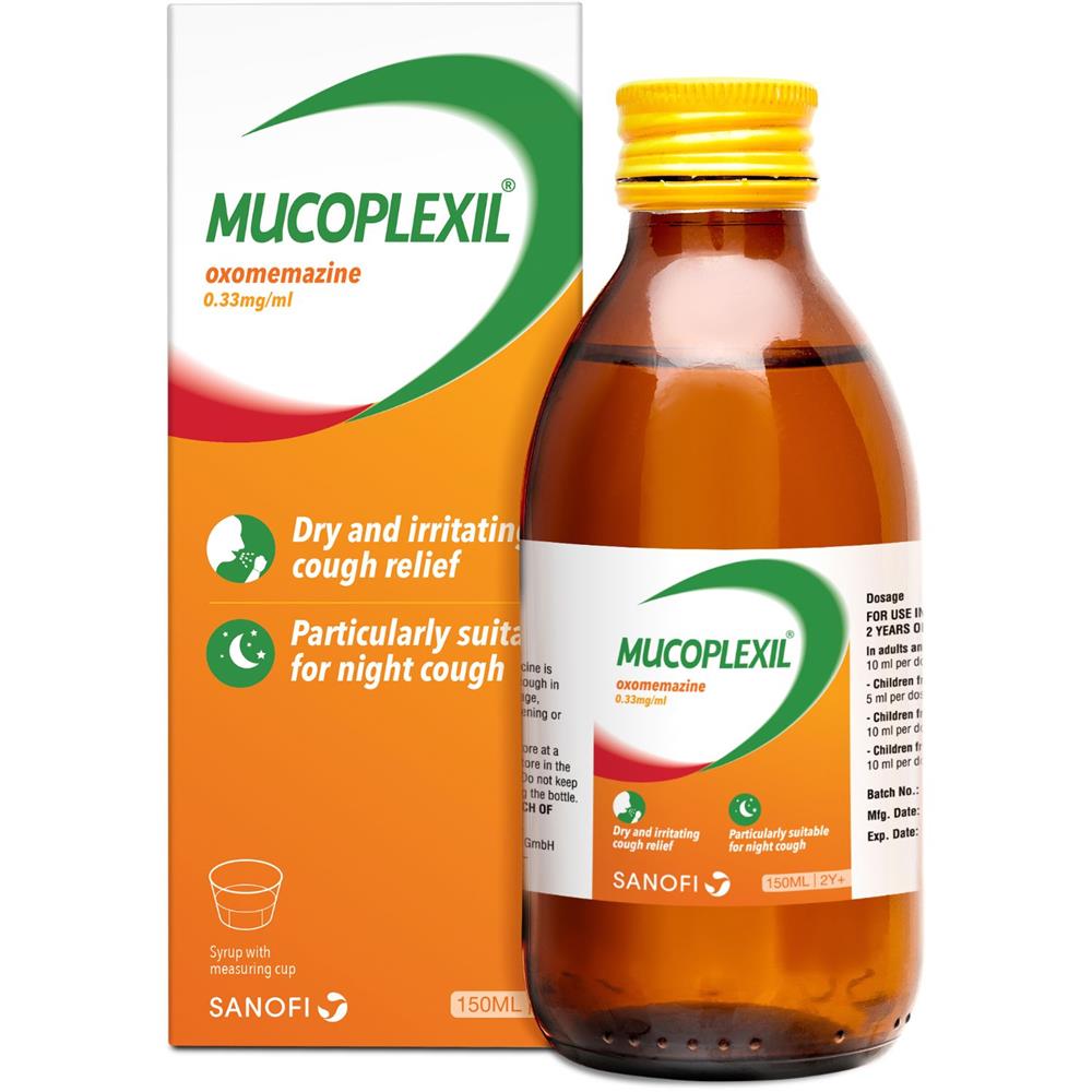 Back Image for Mucoplexil 0.33mg Syrup 150ml