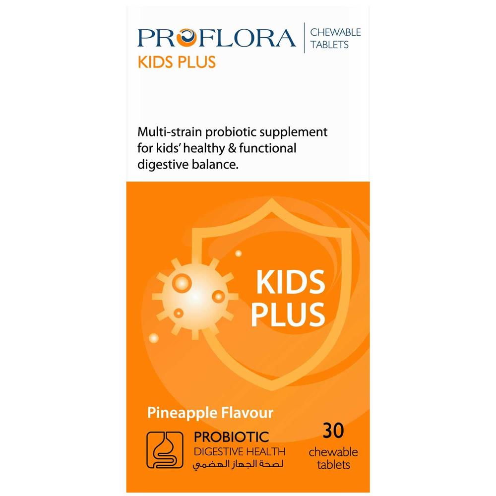 Back Image for Proflora Kids Plus Chewable Tablets 30's
