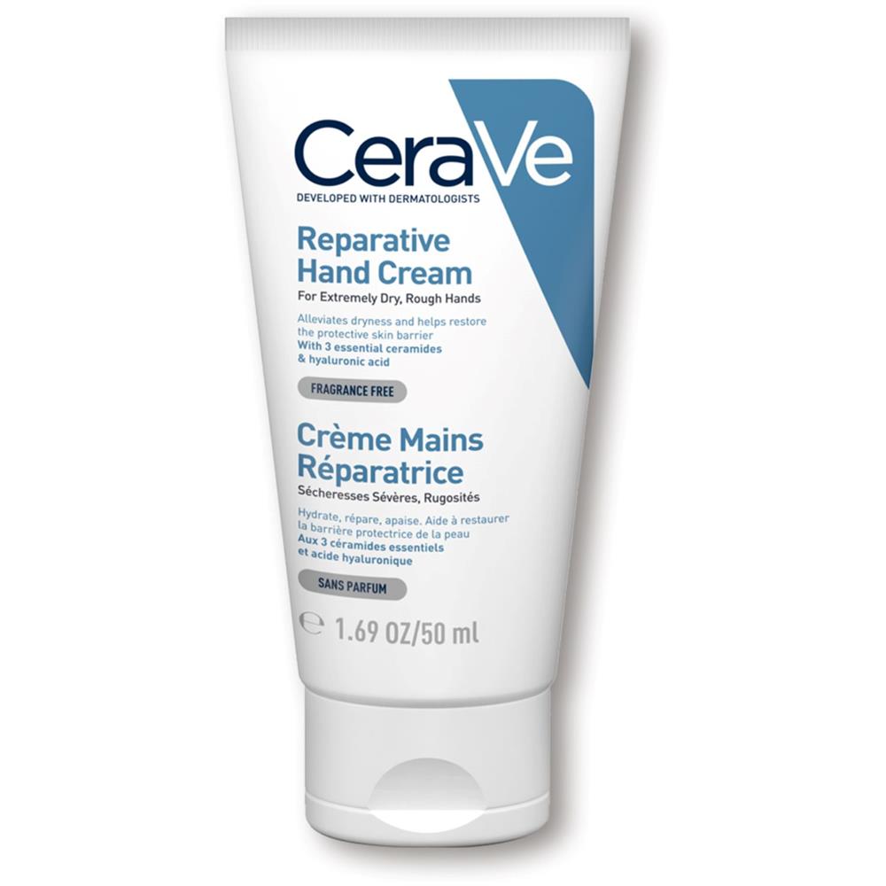 Cerave Therapeutic Hand Cream For Dry Cracked Hands With Hyaluronic Acid 50ml