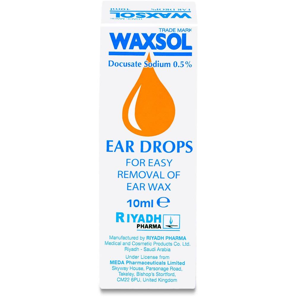 Back Image for Waxsol 0.5% Ear Drops 10 ml